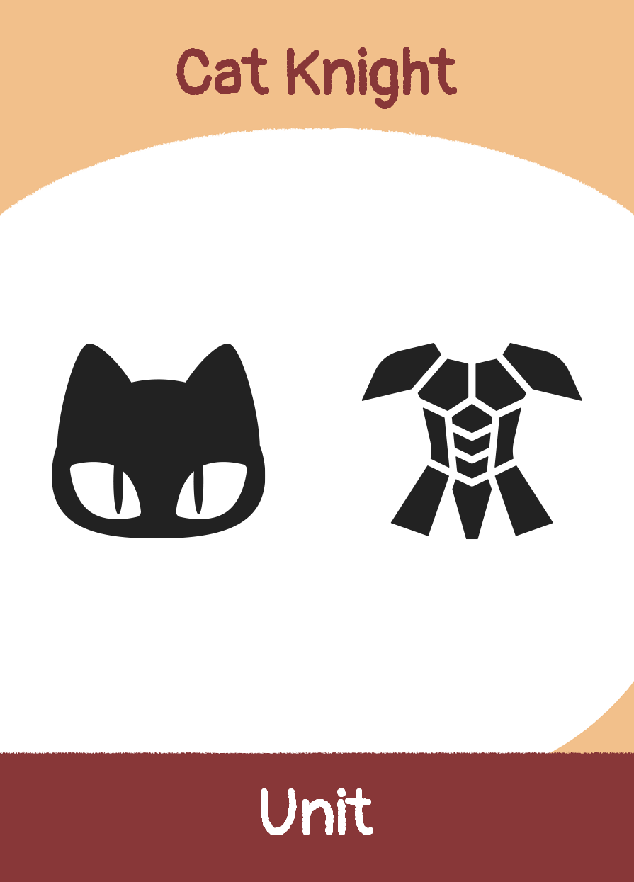 Cat Knight Unit card